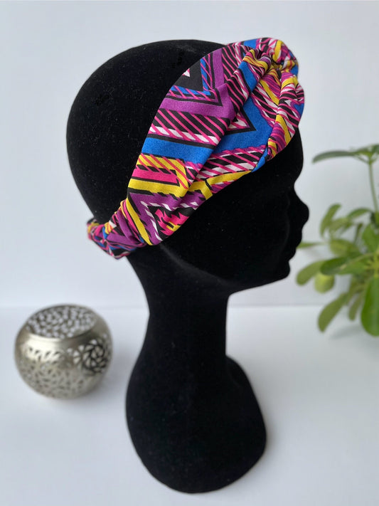 Vibrant Sheer Crossover Headband