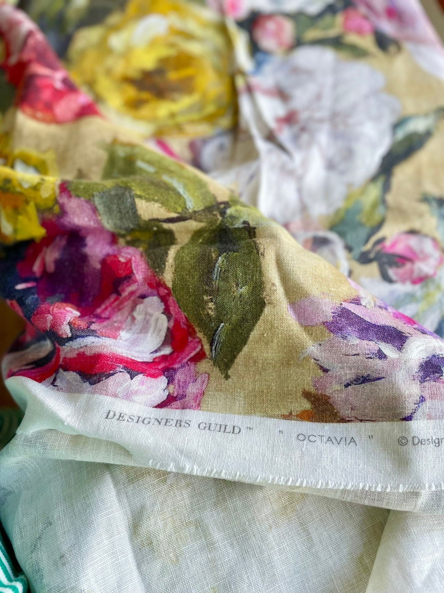 Upcycled Linen Yoga Tote Bag