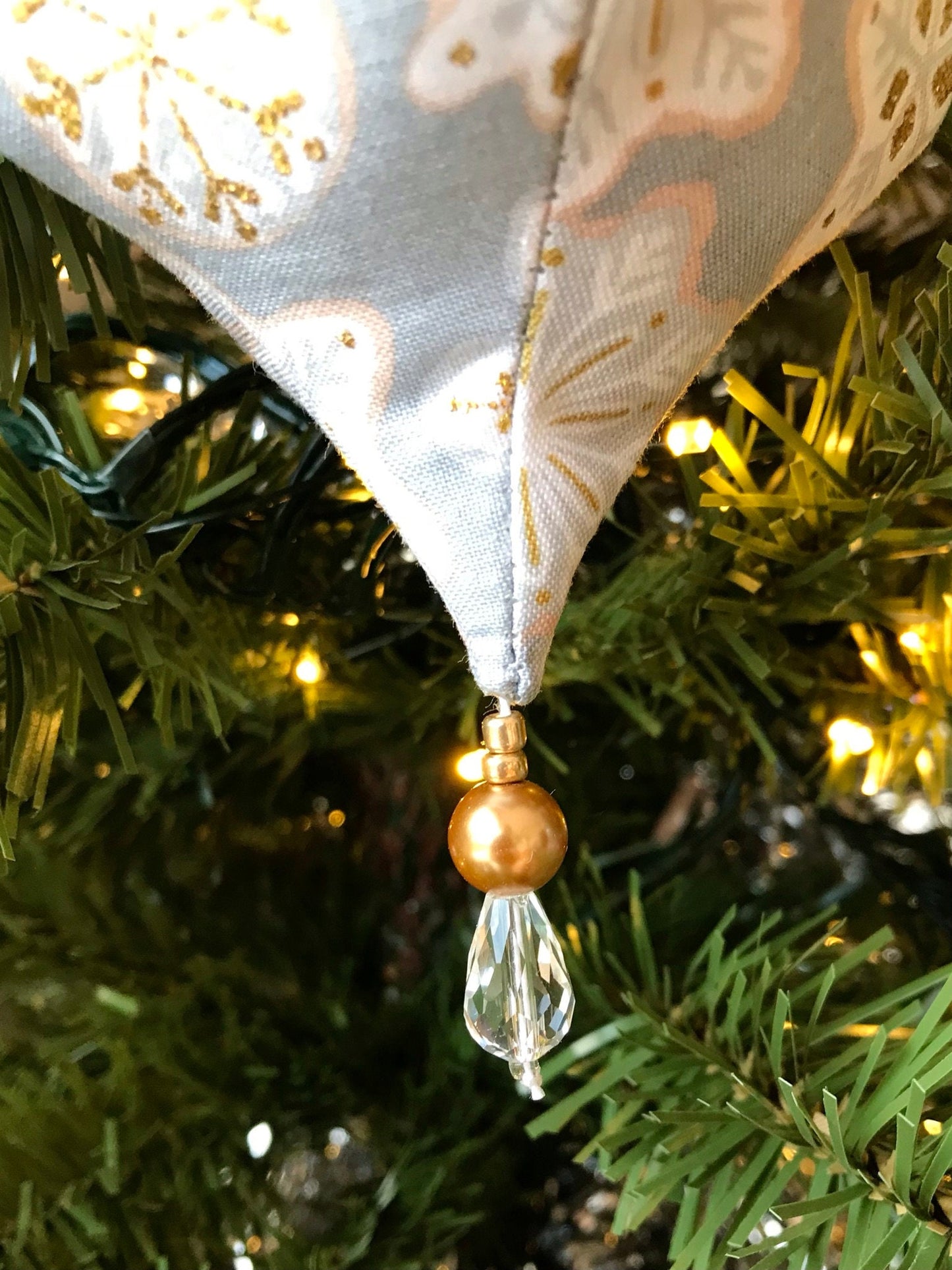 Jewel Fabric Christmas Tree Decoration