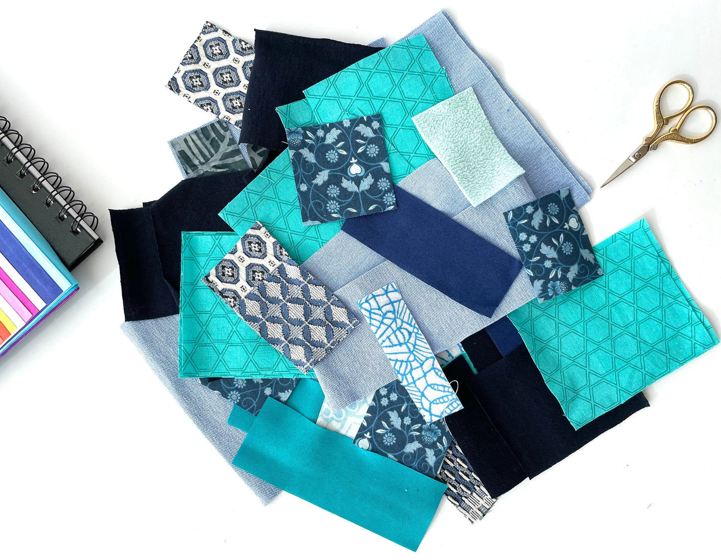 Wee Scraps Tranquil Fabric Scraps