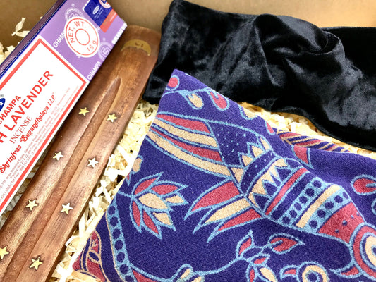 Serenity Gift Box with Blue Eye Pillow