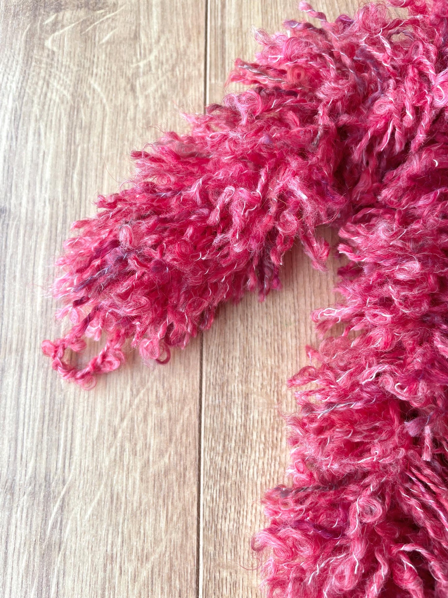 Tinswool Upcycled Wool Tinsel - Cherry