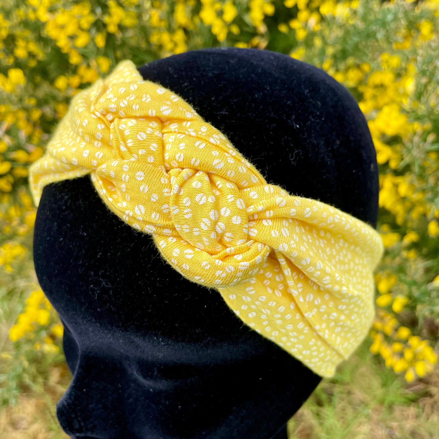 Yellow Sailor Knot Headband
