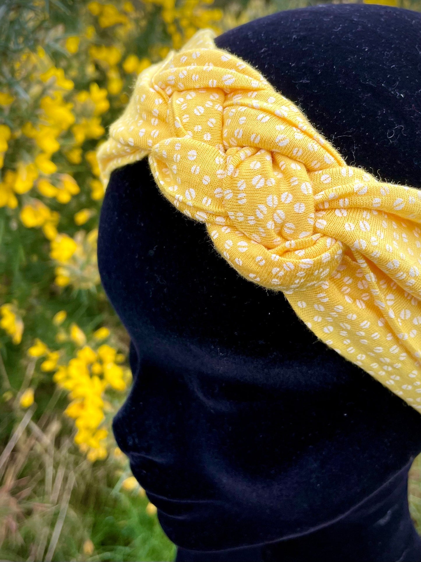 Yellow Sailor Knot Headband