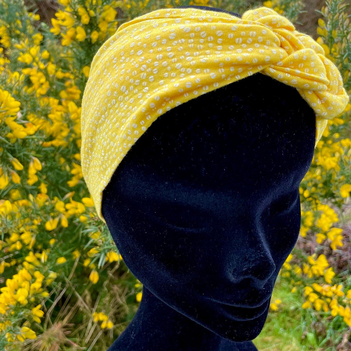 Yellow Sailor Knot Headband