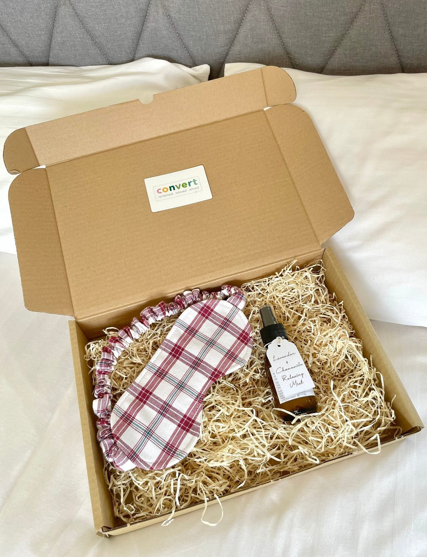Slumber Gift Set with Check Eye Mask