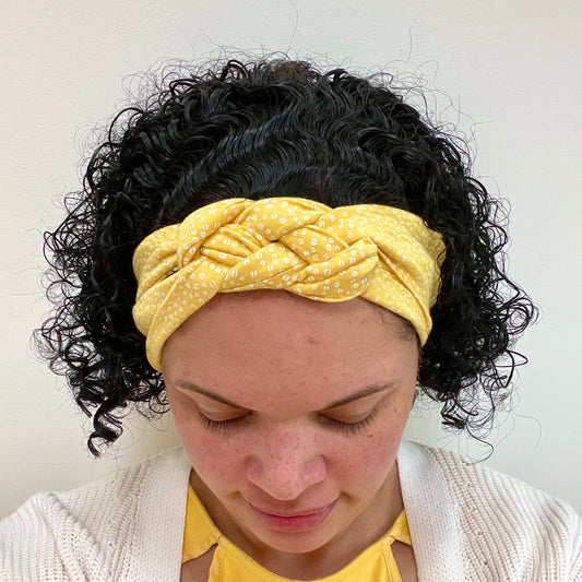 Yellow Sailor Knot Headband