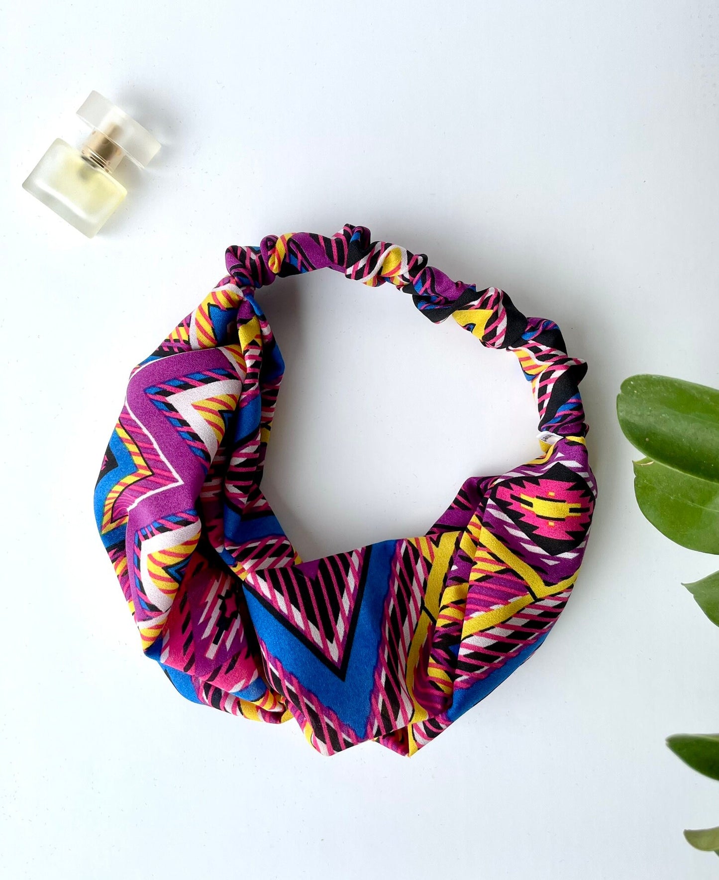 Vibrant Sheer Crossover Headband