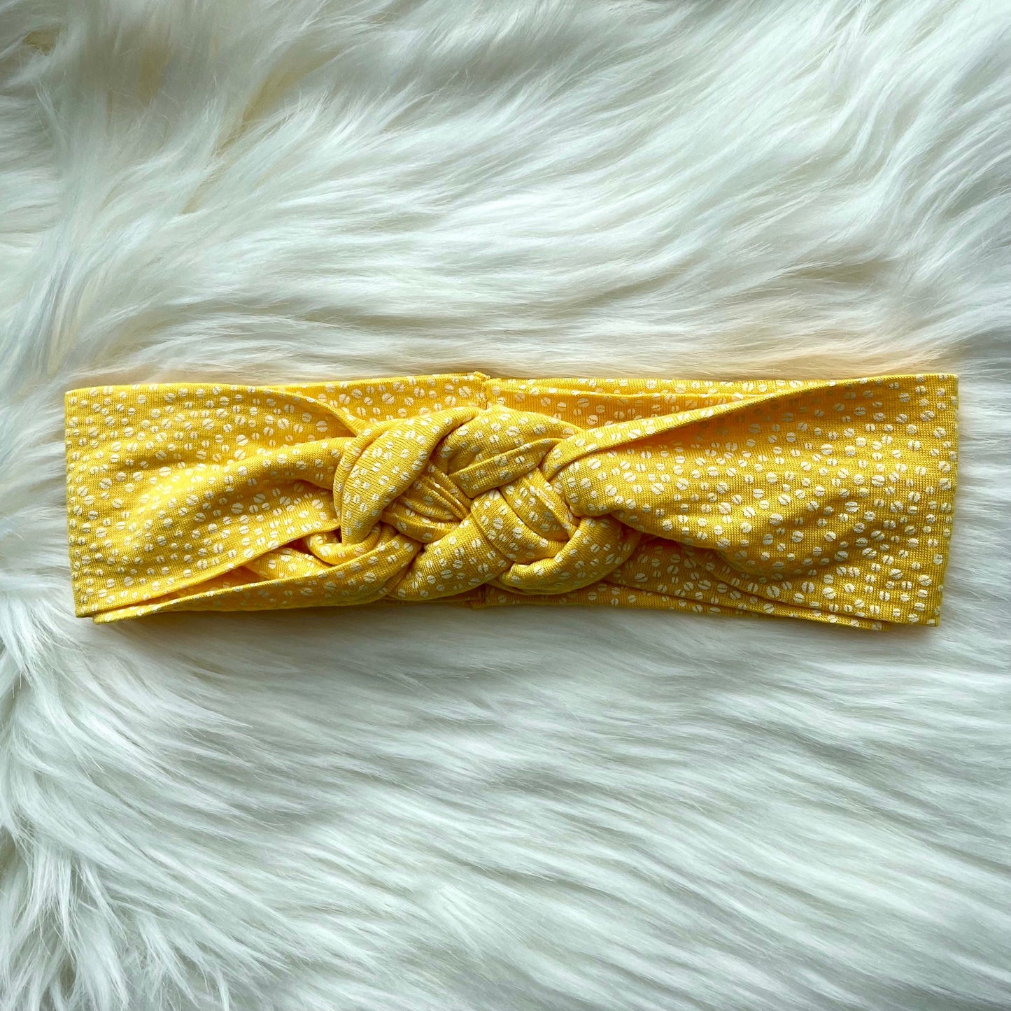Yellow Sailor Knot Headband