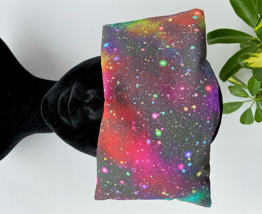 Galaxy Weighted Eye Pillow Handmade with Upcycled fabric
