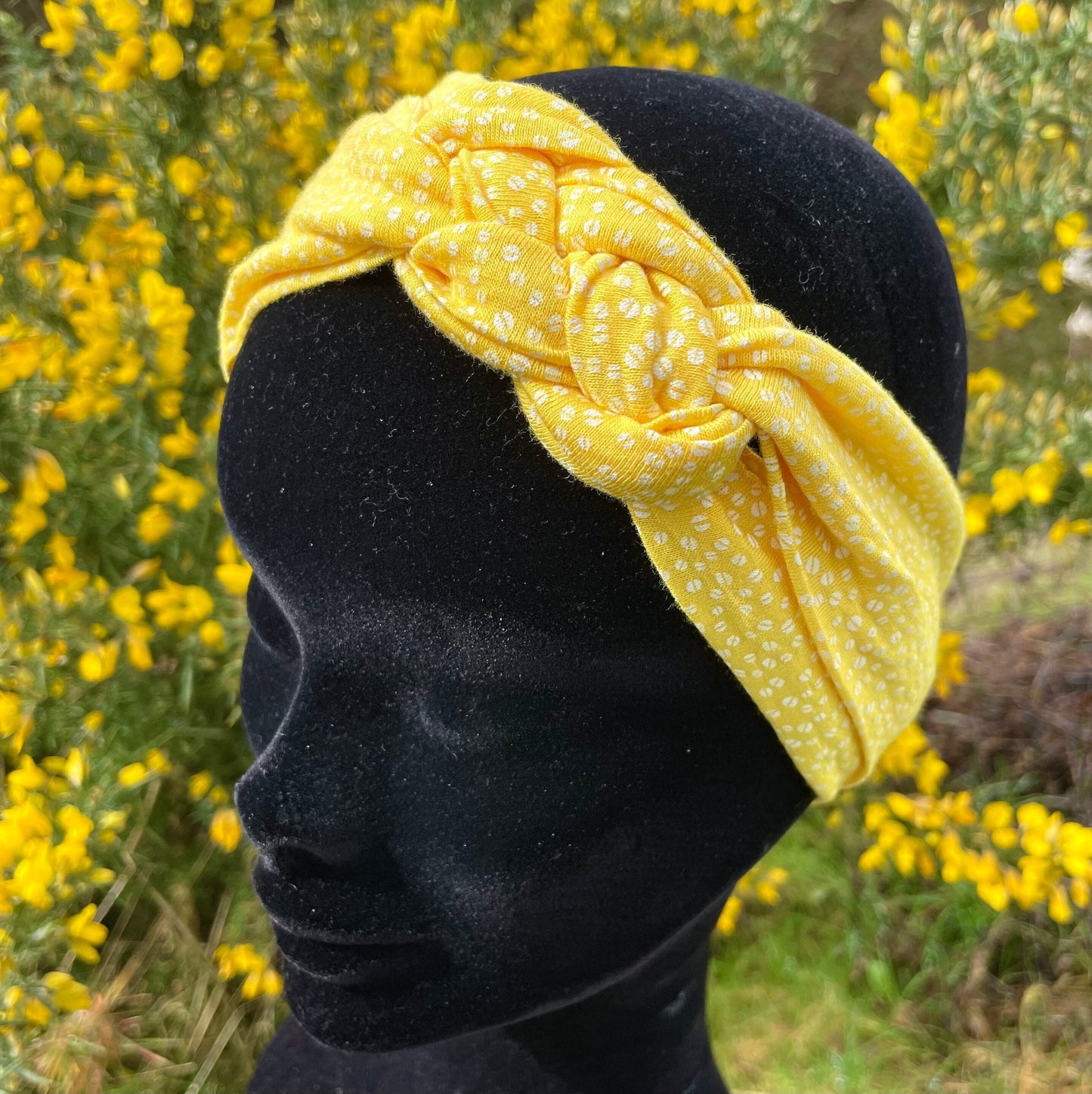 Yellow Sailor Knot Headband