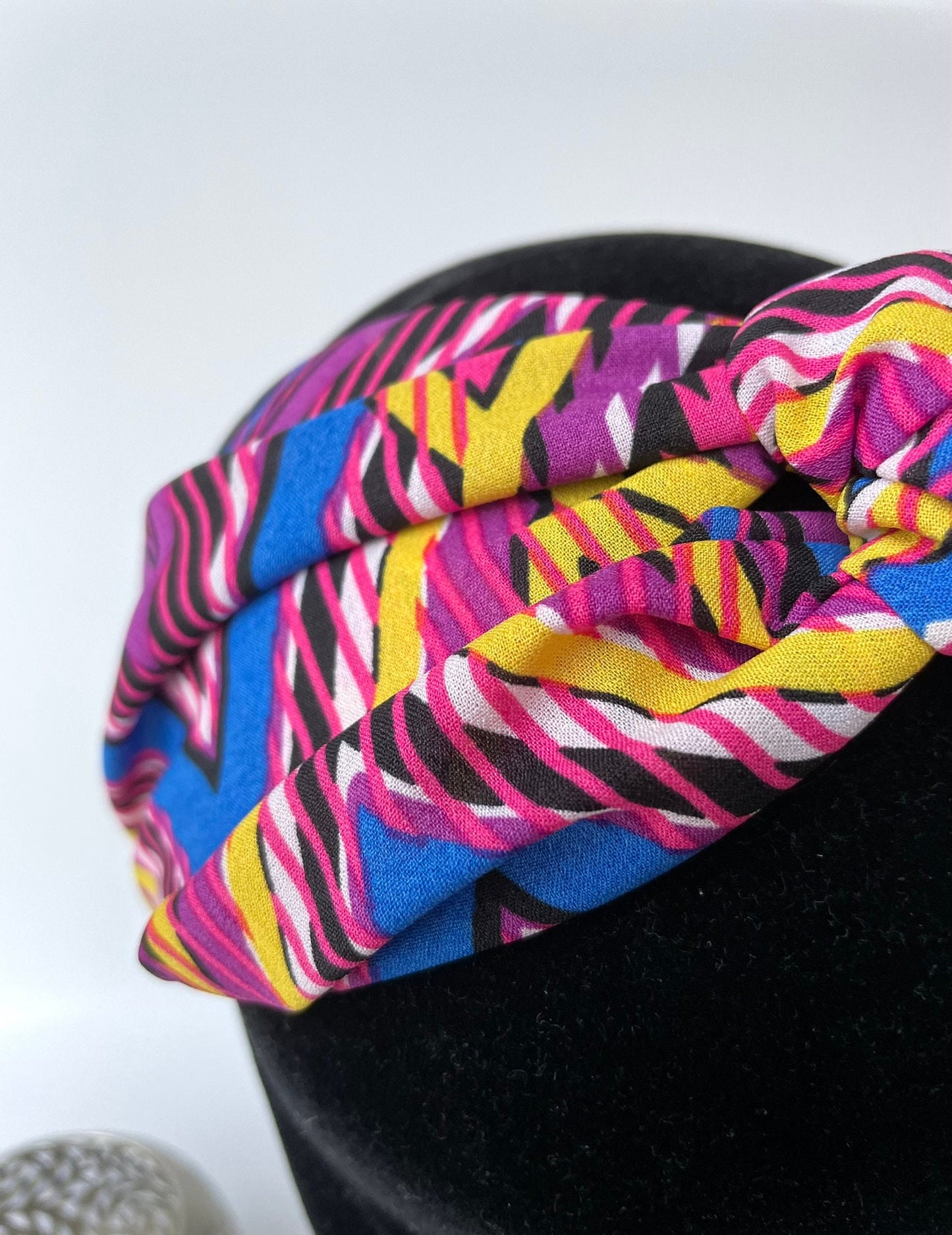 Vibrant Sheer Crossover Headband