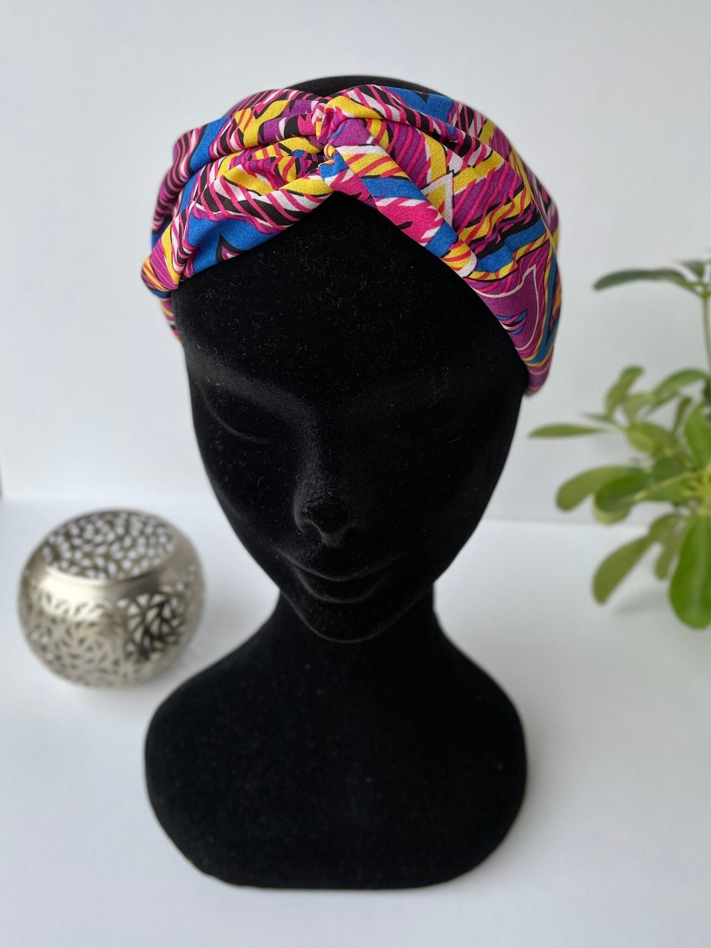 Vibrant Sheer Crossover Headband