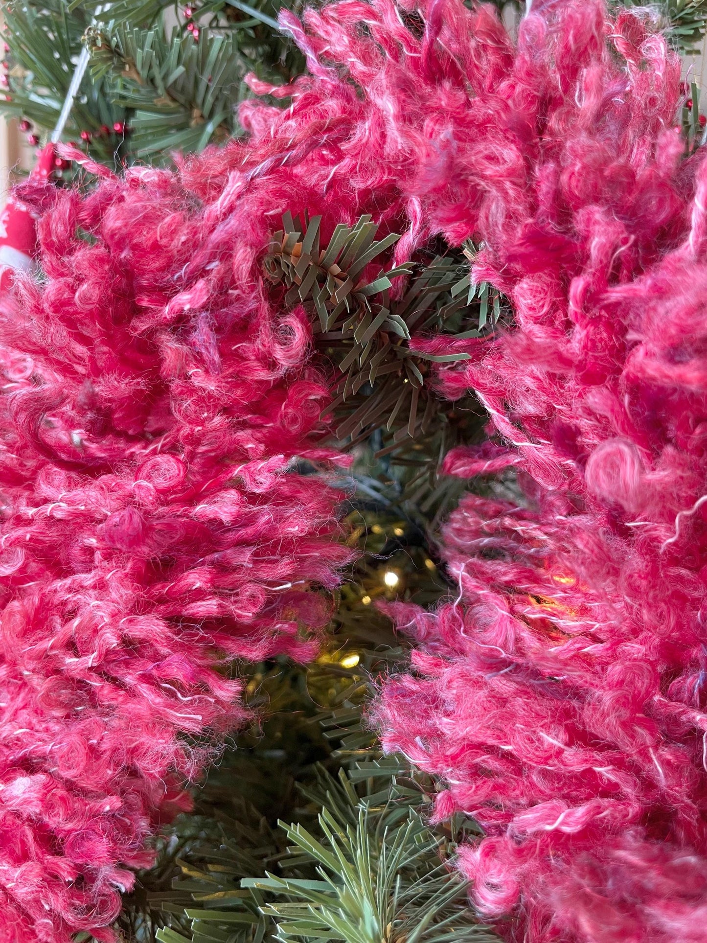 Tinswool Upcycled Wool Tinsel - Cherry
