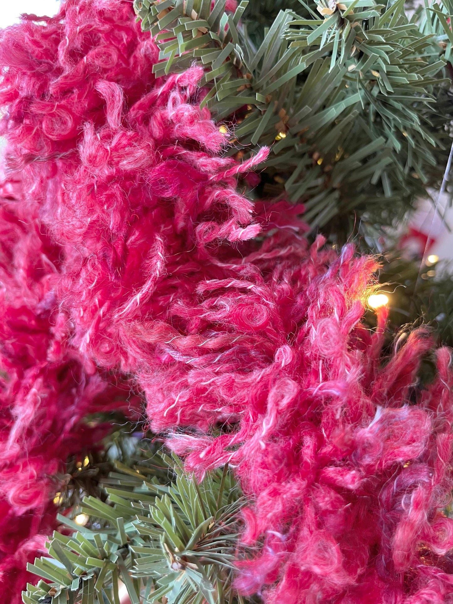 Tinswool Upcycled Wool Tinsel - Cherry
