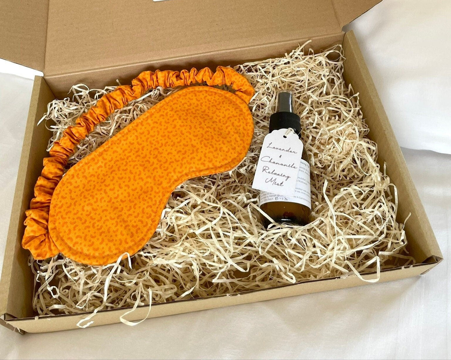 Slumber Gift Set with Orange Eye Mask