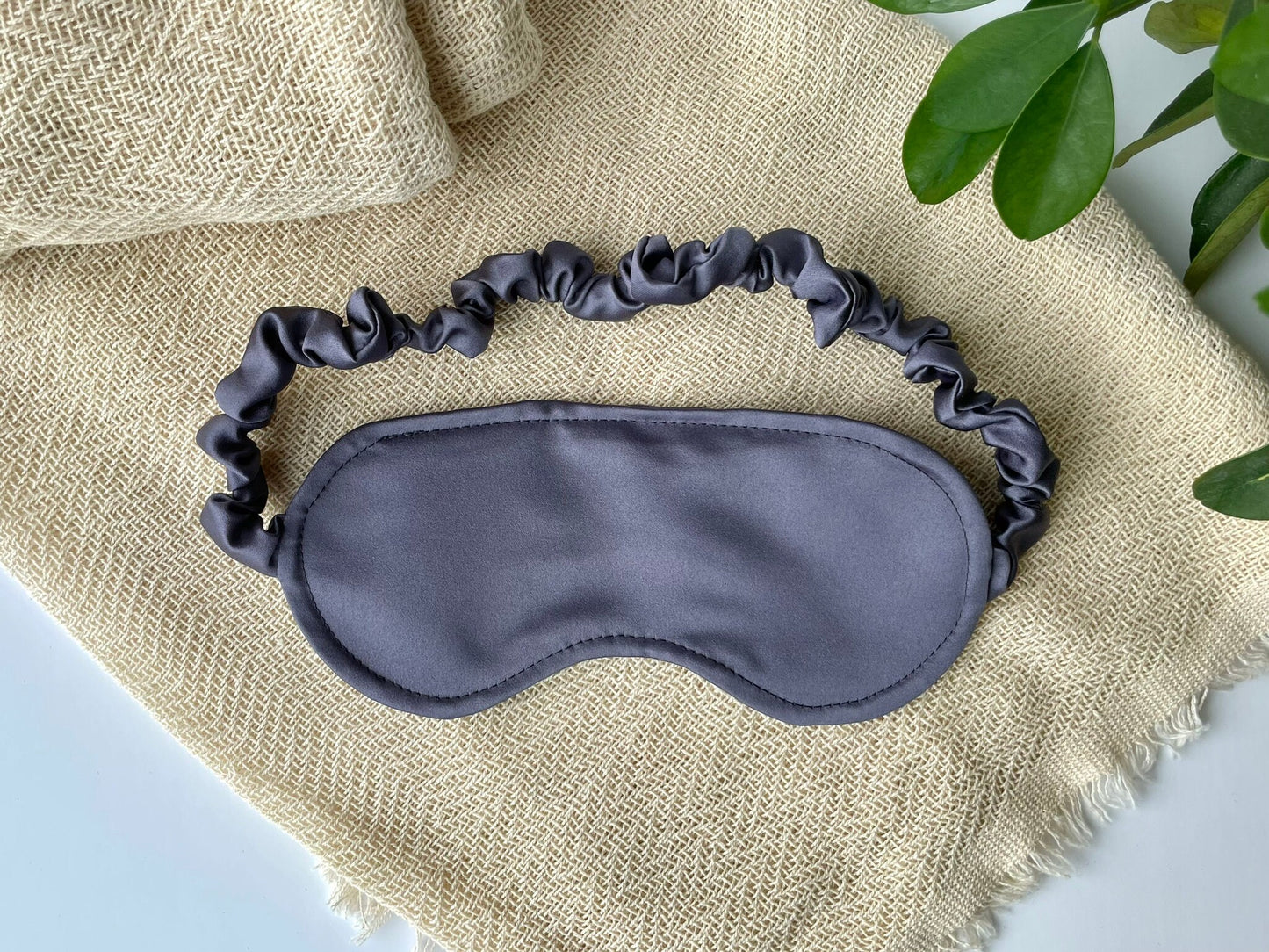 Slumber Gift Set with Grey Satin Eye Mask